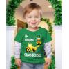 imageTstars Kids St Patricks Day TShirt  Dinosaur TRex ampamp Shamrock Clover  Digging Construction Boys ampamp Girls Toddler TeeDigging  Green