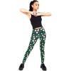 imageTstars St Patricks Day Leggings for Women Teen Girls Shamrock Irish Clover Green TightsBlack  Black