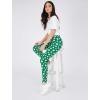 imageTstars St Patricks Day Leggings for Women Teen Girls Shamrock Irish Clover Green TightsGreen  Black