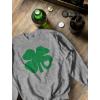 imageTstars St Patricks Day Sweatshirt Women Four Leaf Clover Irish Shamrock SweatshirtsGray