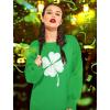 imageTstars St Patricks Day Sweatshirt Women Four Leaf Clover Irish Shamrock SweatshirtsGreen
