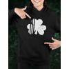 imageTstars St Patricks Hoodie White Shamrock Pattys Day Youth Kids Irish Sweatshirt HoodiesBlack