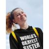 imageWorlds Okayest Sister Sweatshirts Hoodie Sibling Gifts Sisters Women HoodiesBlack
