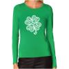 imageSt Patricks Day Shirt Women Teen Girls Irish Shamrock Clover Long Sleeve TShirtGreen