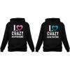 imageTstars Girlfriend ampamp Boyfriend Valentines Day Gift Funny Matching Couples HoodiesWoman Black  Man Black