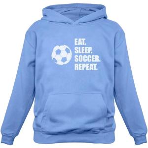 imageTstars Eat Sleep Soccer Repeat Sweatshirt Hoodie for Men Gifts for Coaches Fans Players Mens HoodiesCalifornia Blue