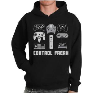 imageTstars Video Game Hoodie Gift for Gamers Gaming Sweatshirt Mens Gamer HoodiesBlack