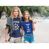 imageFunny Captain ampamp First Mate Nautical Sailing Matching TShirts Set Couples Gift Captain Blue LargeFirst Mate Aqua Small