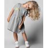 imageHeart and Rainbow Toddler Girls Valentines Day Dress Baby Valentine Outfit Girl Dresses for Infants ToddlersEaster  Gray