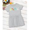 imageHeart and Rainbow Toddler Girls Valentines Day Dress Baby Valentine Outfit Girl Dresses for Infants ToddlersEaster  Gray