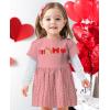 imageHeart and Rainbow Toddler Girls Valentines Day Dress Baby Valentine Outfit Girl Dresses for Infants ToddlersValentine  Mauvelous Mauvelous Spot