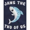 imageJaws The Two Of Us Valentines Day Set for Him ampamp Her Matching Couples HoodiesMen Blue  Women Blue