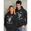 imageJaws The Two Of Us Valentines Day Set for Him ampamp Her Matching Couples HoodiesMen Red  Women Red