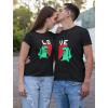 imageTrex Love Matching Shirts for Couples Him and Her Gifts Couple OutfitsLo Black  Ve Black