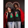 imageTrex Love Matching Shirts for Couples Him and Her Gifts Couple OutfitsLo Black  Ve Black