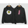 imageTstars Bacon ampamp Eggs Valentines Day Gift for Him ampamp Her Funny Matching Couples HoodiesBacon Black  Eggs Black