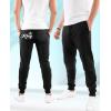 imageTstars Valentines Day Matching Sweatpants for Couples Gifts for His and Hers Valentine Couple JoggersKing  Black