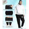 imageTstars Valentines Day Matching Sweatpants for Couples Gifts for His and Hers Valentine Couple JoggersKing  Black