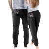 imageTstars Valentines Day Matching Sweatpants for Couples Gifts for His and Hers Valentine Couple JoggersMr  Black