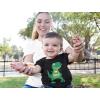 imageValentines Day Outfit I Love You This Much T Rex Raptor Infant Kids TShirtBlack