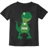 imageValentines Day Outfit I Love You This Much T Rex Raptor Infant Kids TShirtBlack