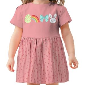 imageHeart and Rainbow Toddler Girls Valentines Day Dress Baby Valentine Outfit Girl Dresses for Infants ToddlersEaster  Mauvelous Mauvelous Spot