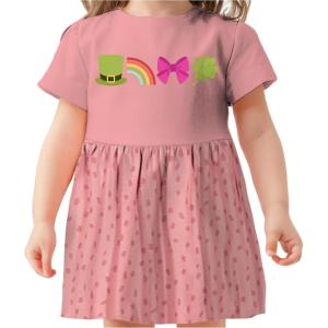 imageHeart and Rainbow Toddler Girls Valentines Day Dress Baby Valentine Outfit Girl Dresses for Infants ToddlersSt Patrick  Mauvelous Mauvelous Spot