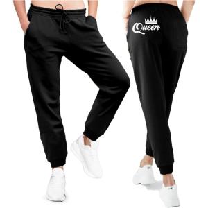 imageTstars Valentines Day Matching Sweatpants for Couples Gifts for His and Hers Valentine Couple JoggersQueen  Black