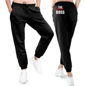 imageTstars Valentines Day Matching Sweatpants for Couples Gifts for His and Hers Valentine Couple JoggersReal Boss  Black