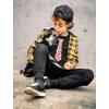 imageKids Valentines Day Shirt Red Hearts Tie Valentine Shirts for Youth and Toddler Boys ampamp GirlsBlack