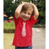 imageKids Valentines Day Shirt Red Hearts Tie Valentine Shirts for Youth and Toddler Boys ampamp GirlsRed