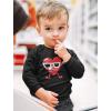 imageTractor ampamp Digger Toddler Boys Valentines Shirt Heart Dab Funny Valentines Day Kids Long Sleeve TShirt for ToddlersDabbing  Black