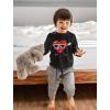 imageTractor ampamp Digger Toddler Boys Valentines Shirt Heart Dab Funny Valentines Day Kids Long Sleeve TShirt for ToddlersDabbing  Black