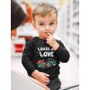 imageTractor ampamp Digger Toddler Boys Valentines Shirt Heart Dab Funny Valentines Day Kids Long Sleeve TShirt for ToddlersTractor  Black