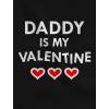 imageTstars Daddy Is My Valentine Cute Infant Valentines Day Outfit Baby BodysuitWow Pink
