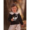 imageTstars Valentines Dino Heart for Girls Boys Toddler Kids Valentines Day Shirt Girl Boy SweatshirtBlack