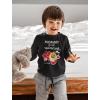 imageValentines Tshirt Mommy Baby Shark Toddler Kids Long Sleeve TShirtBlack