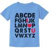 imageABC I Love You Toddler Girls Boys Valentines Day Shirt Alphabet Kids Valentine Shirts for ToddlersCalifornia Blue