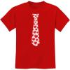 imageKids Valentines Day Shirt Red Hearts Tie Valentine Shirts for Youth and Toddler Boys ampamp GirlsRed