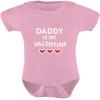 imageTstars Daddy Is My Valentine Cute Infant Valentines Day Outfit Baby BodysuitPink