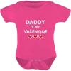 imageTstars Daddy Is My Valentine Cute Infant Valentines Day Outfit Baby BodysuitWow Pink