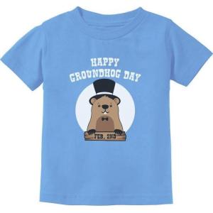 imageHappy Groundhog Day Kids Shirt Woodchuck Toddler Infant Kids TShirtCalifornia Blue