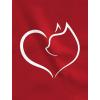 imageTstars  Valentines Day cat Heart  Cat Lovers Gift Girls Fitted Kids TShirtWow Pink