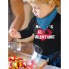 imageTstars Mommy is My Valentine Shirts Boys Girls Valentines Day Kids Long Sleeve ShirtBlack