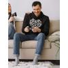 imageTstars Valentines Day Shirt for Boys Girls Video Gamer Controllers Heart HoodieBlack