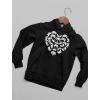 imageTstars Valentines Day Shirt for Boys Girls Video Gamer Controllers Heart HoodieBlack