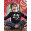 imageValentines Day Shirt for Boys Girls Video Gamer Youth Kids Long Sleeve TShirtBlack