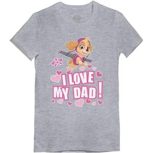 imagePaw Patrol Skye Daddys Lil Pup Fathers Day Toddler Kids Girls Fitted TShirtGray