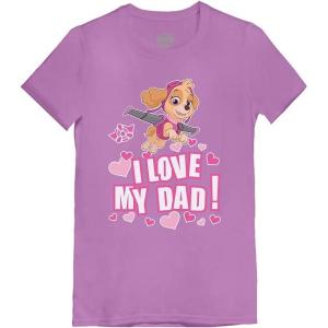imagePaw Patrol Skye Daddys Lil Pup Fathers Day Toddler Kids Girls Fitted TShirtLavender