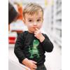 imageDinosaur Boys Valentines Shirt Long Sleeve Funny Trex Heart Crusher Valentine Day Toddler Boy Kids TShirtLove  Black
